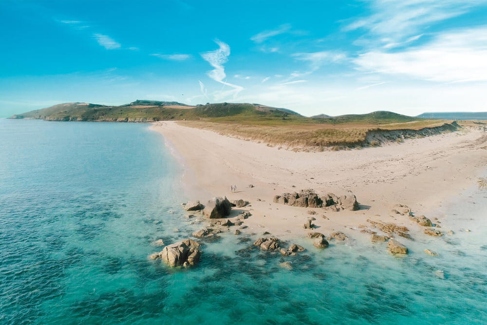 Shell Beach in Herm