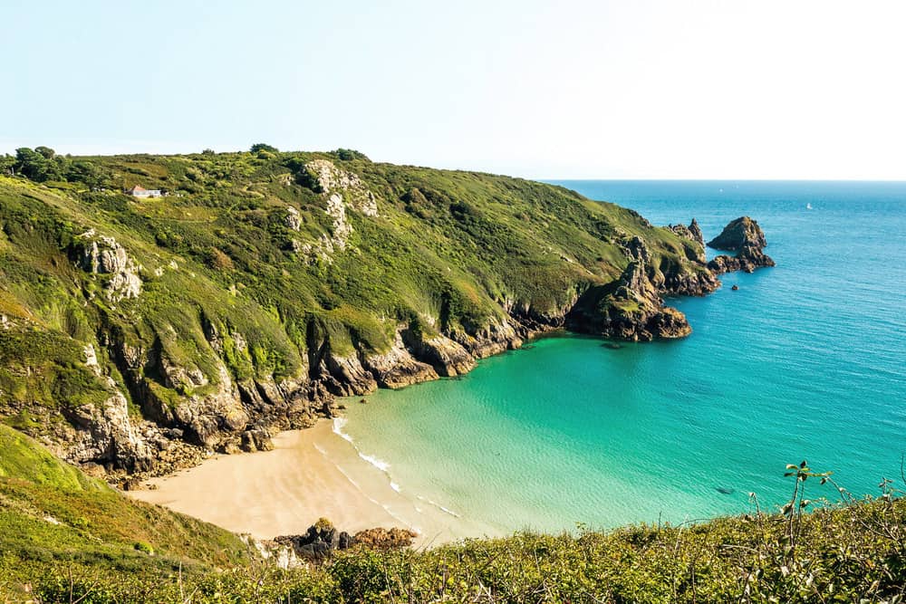 Cliff path walks in Guernsey