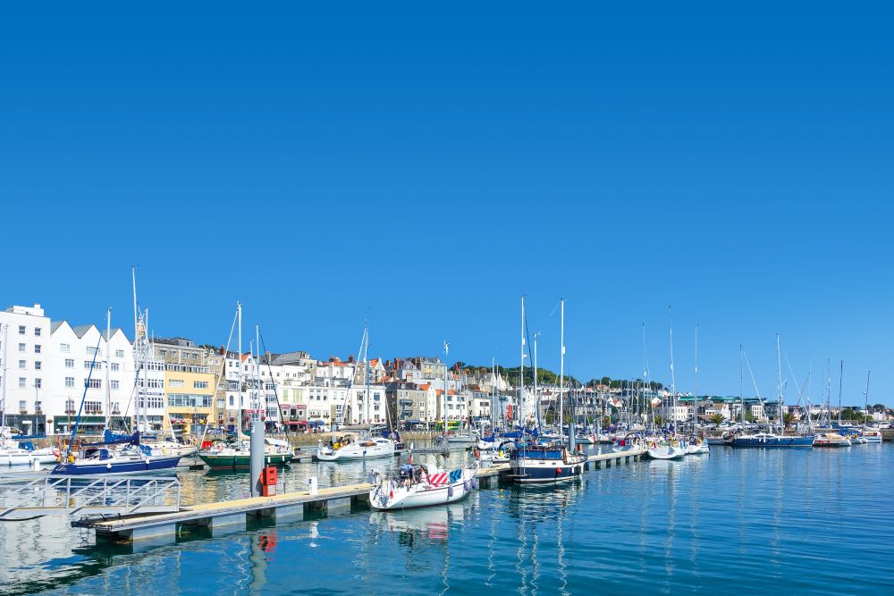 St Peter Port harbour Guernsey