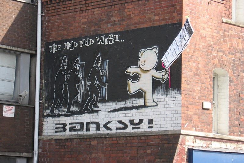 Banksy street art in Bristol